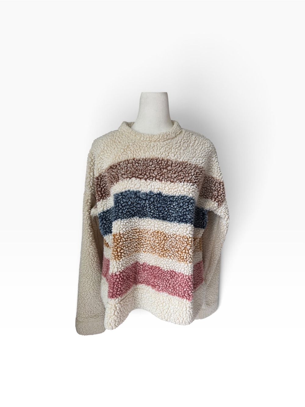 Harper Heritage Sherpa Cropped Long Sleeve Shirt – Size M